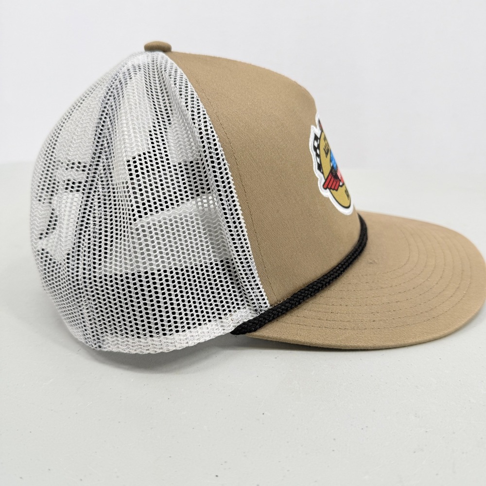 NASCAR All-Star Race Hat Mens OSFM Tan North Wilkesboro Speedway 2023 Rope Cap - Picture 2 of 7